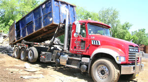 Metalico Annaco scrap metal collection truck in Akron