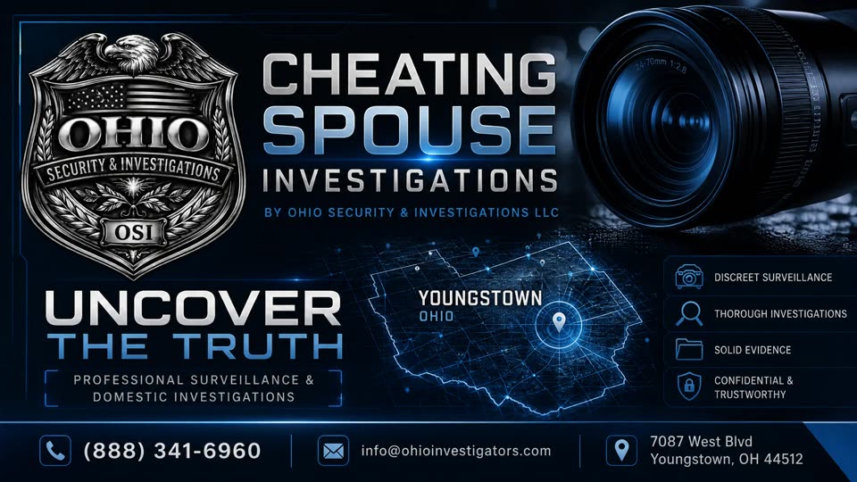 Advertiser-provided Ohio Security and Investigations campaign creative